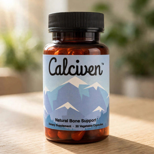 Calciven Natural bone support supplements 30 cap - wood