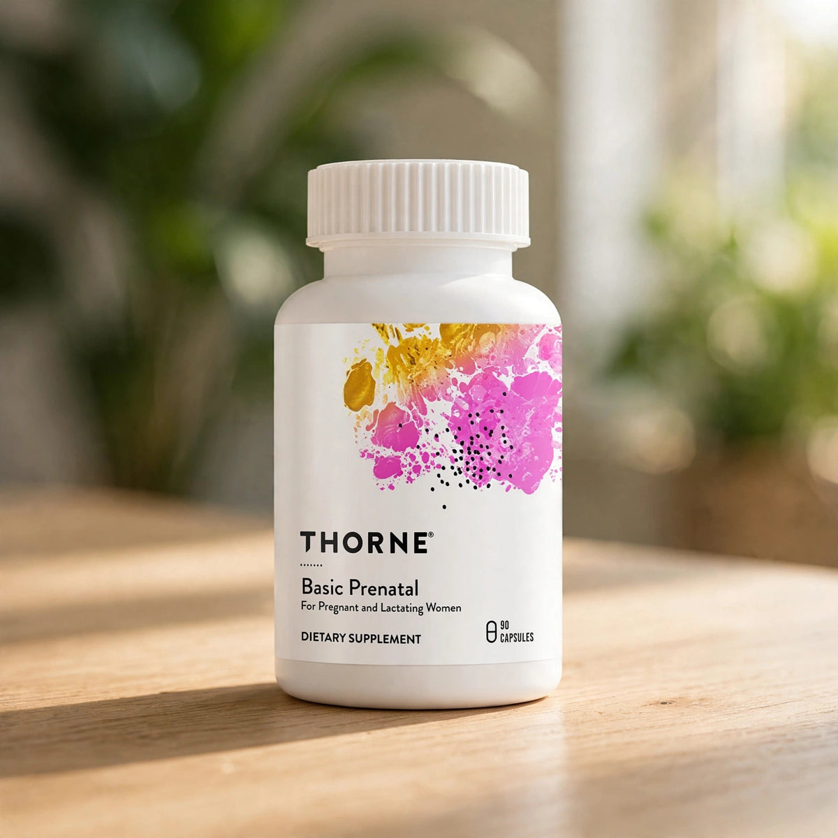 Thorne Research Basic Prenatal Supplement Pregnancy/Nursing 90 Caps - wood