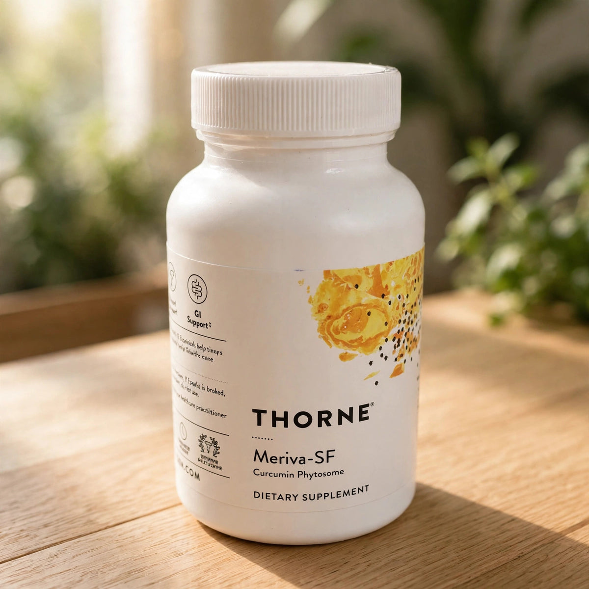 Thorne Research Meriva-SF Soy Sustained-released Curcumin Phytosome -  - wood