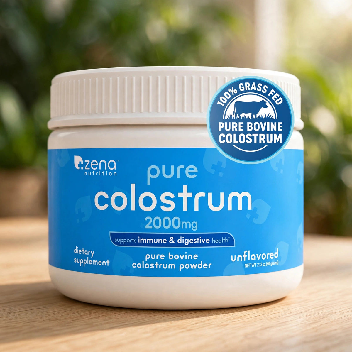 Colostrum Supplement for Gut Health Hair Growth Beauty and Immune Supp - wood