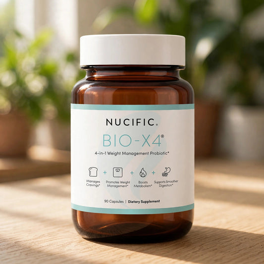 Nucific Bio-X4 4-in-1 Probiotic 90 Capsules - wood
