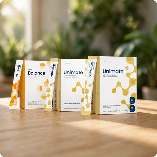 COMBO -Unicity Unimate Natural LEMON and Unicity Balance orange - wood