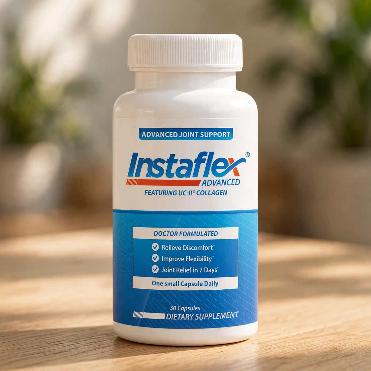 Instaflex Advanced Joint Support Supplement 30 Capsules - wood