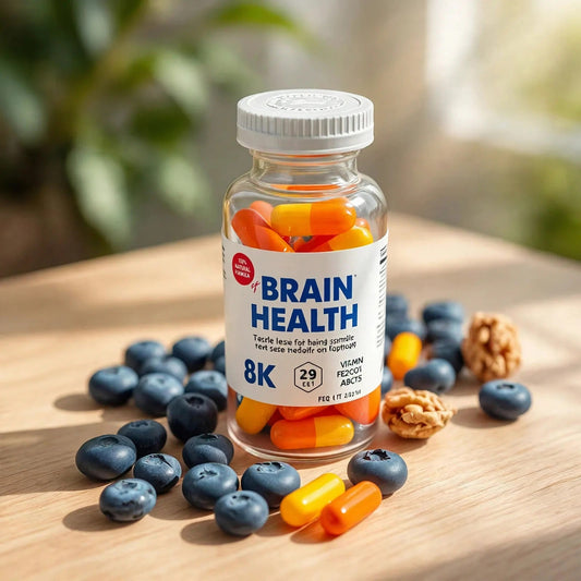 PureHealth Ageless Brain Supplement - wood