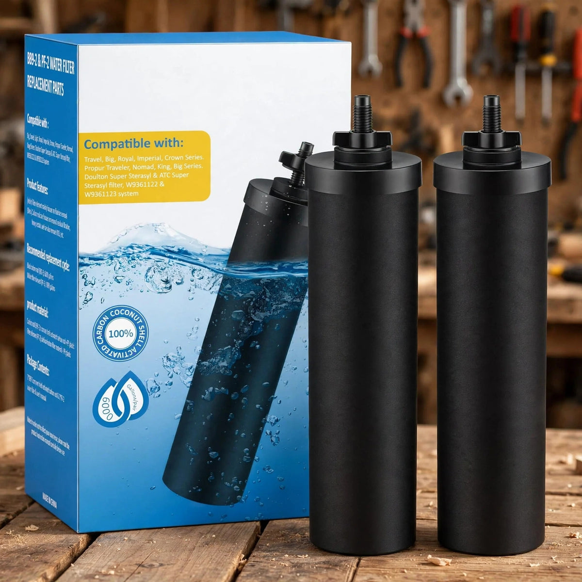 Berkey Authentic Black Berkey Purification Elements - Berkey Water Pur - workshop