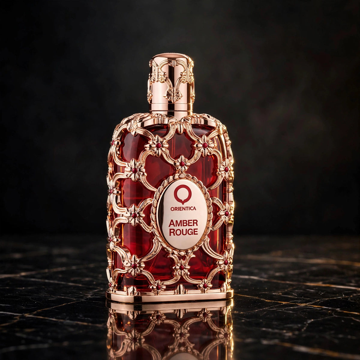 Orientica Amber Rouge Eau De Parfum for Unisex – 2.7 Ounce / 80 ml – New Sealed - view 2