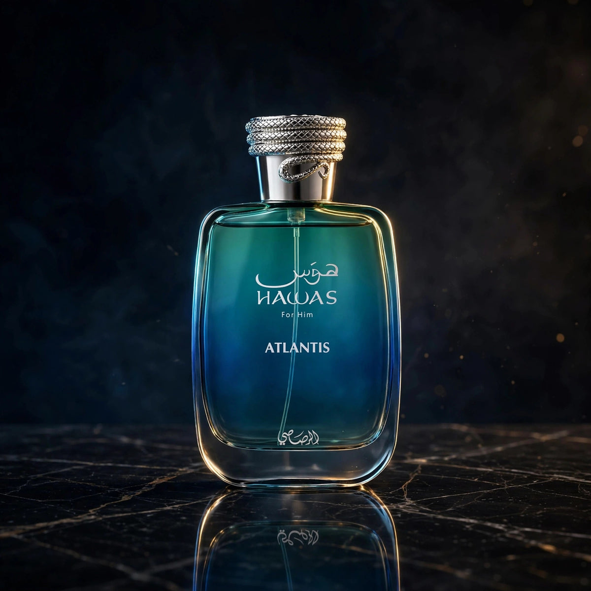 RASASI Hawas Atlantis Eau de Parfum for Men Fresh & Modern Scent Spray – 3.4 Ounce / 100 ml – New Se - view 2