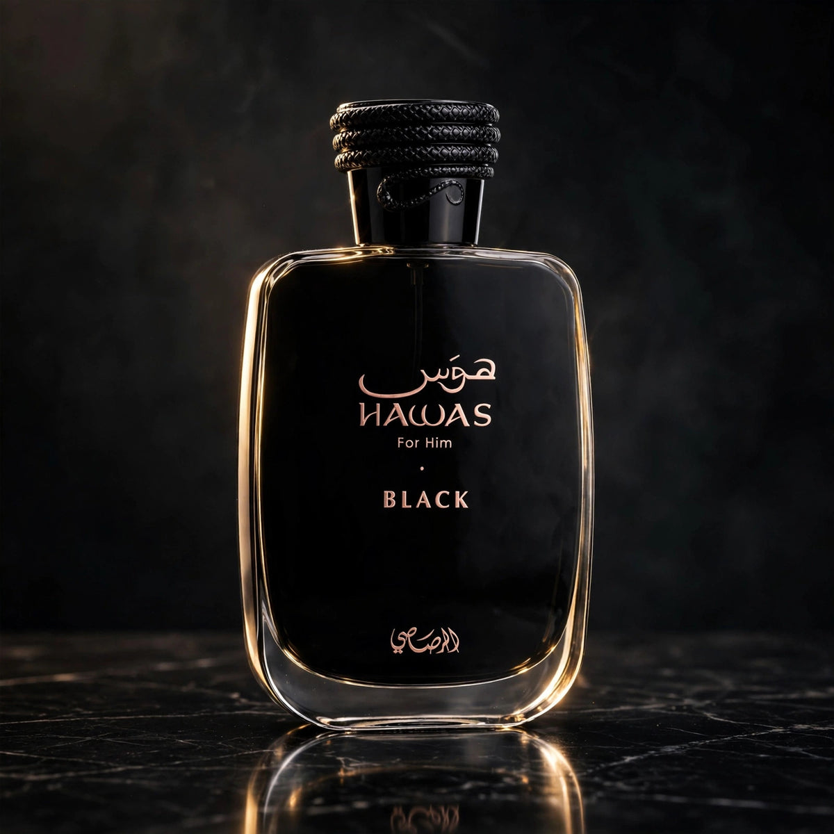 RASASI Hawas Black EDP For Men – 3.4 Ounce / 100 ml – New Sealed - view 2