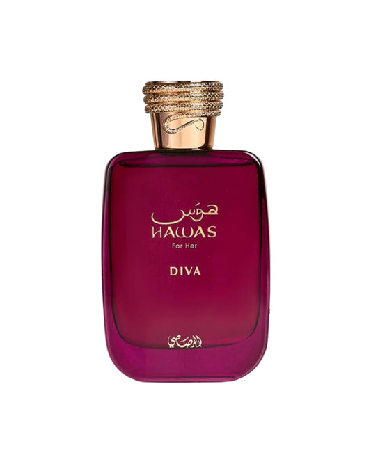 RASASI Hawas Diva Eau de Parfum For Women – 3.4 Ounce / 100 ml – New Sealed - view 1