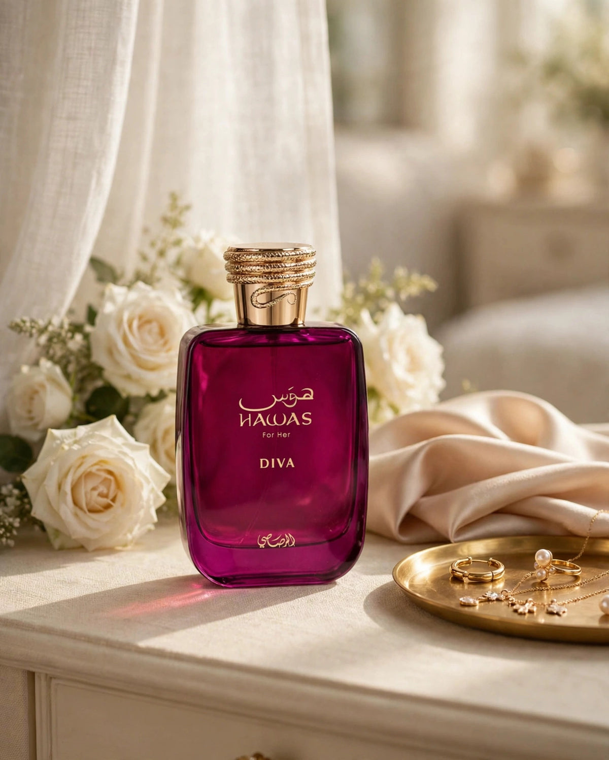 RASASI Hawas Diva Eau de Parfum For Women – 3.4 Ounce / 100  - restored 1