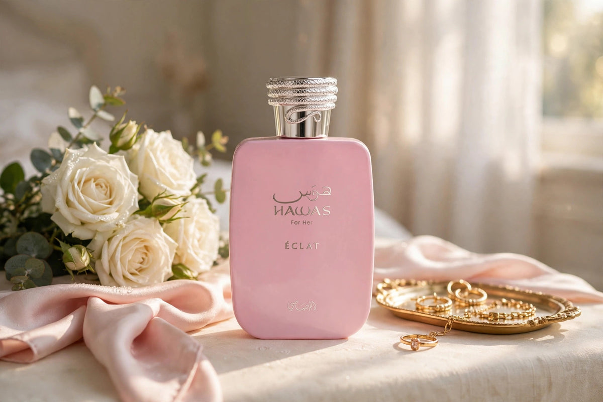 Rasasi Hawas Eclat for Women Eau de Parfum Spray – 3.4 Ounce - restored 1