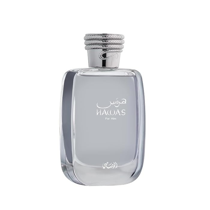 Rasasi Hawas for Men Eau de Parfum Spray – 3.4 Ounce / 100 ml – New Sealed - view 1