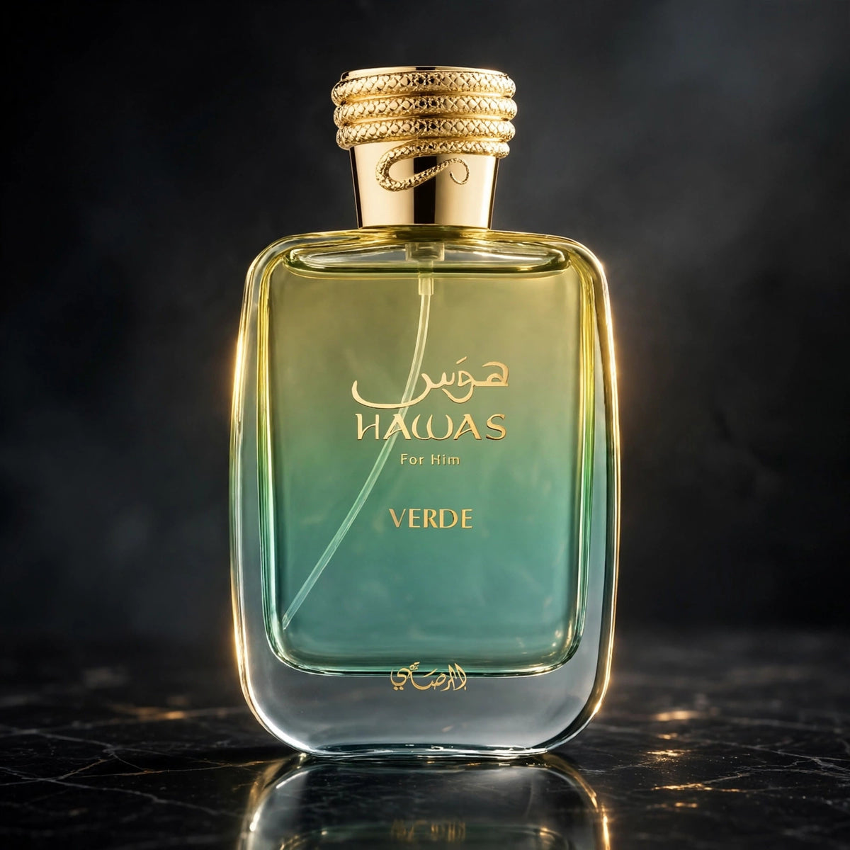Rasasi Hawas Verde Eau De Parfum Spray for Men – 3.4 Ounce / 100 ml – New Sealed - view 2