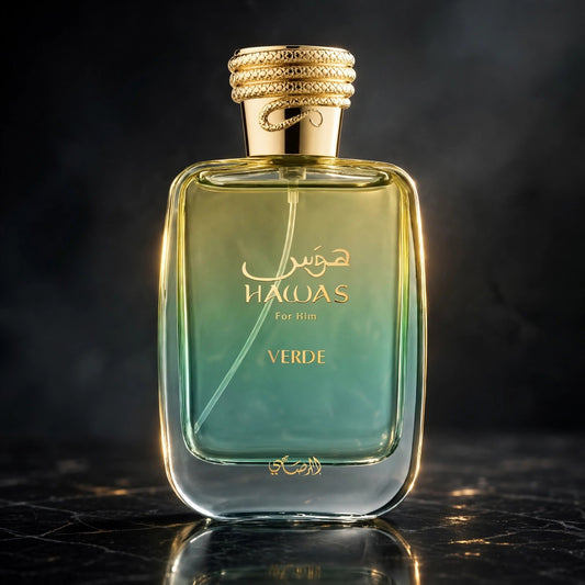 Rasasi Hawas Verde Eau De Parfum Spray for Men – 3.4 Ounce / 100 ml – New Sealed - view 2
