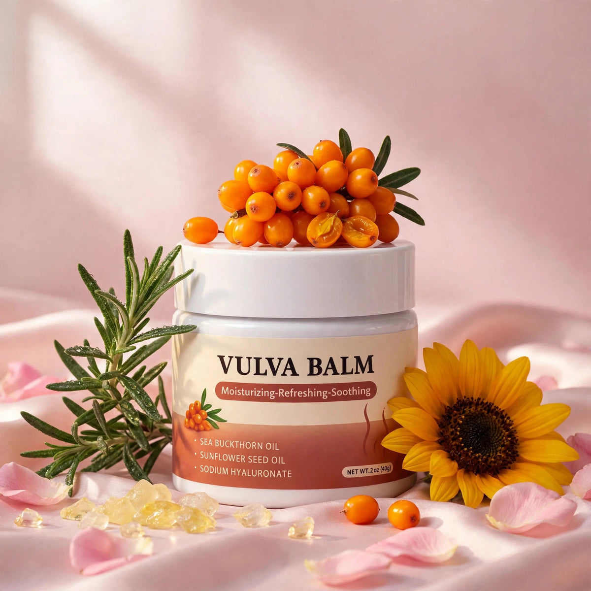 Vulva Balm 2 oz - Soothing Moisturizing Balm for Sensitive Skin Care New