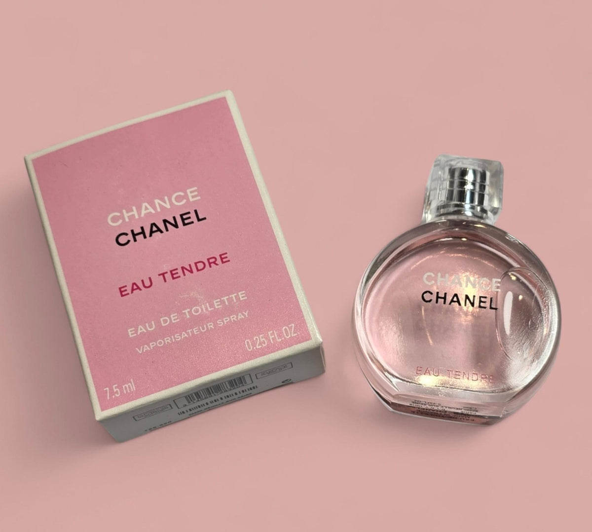 SAMPLE & TRAVEL SIZE Chanel — Chance Eau Tendre 7.5ml – 6*5*3 35g – New Sealed - view 1