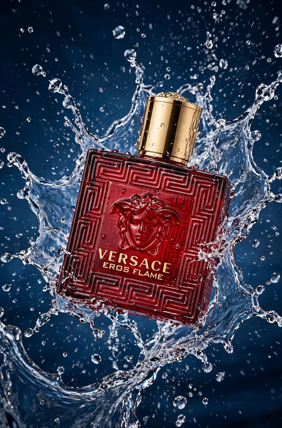 SAMPLE & TRAVEL SIZE Versace — Eros Flame 5ml – 8*6*5 50g –  - restored 1