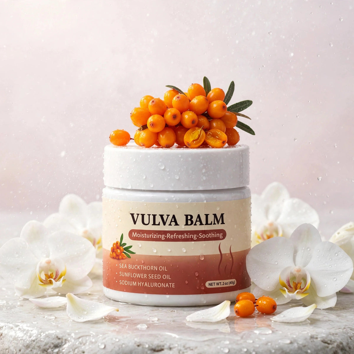 Vulva Balm 2 oz - Soothing Moisturizing Balm for Sensitive Skin Care New