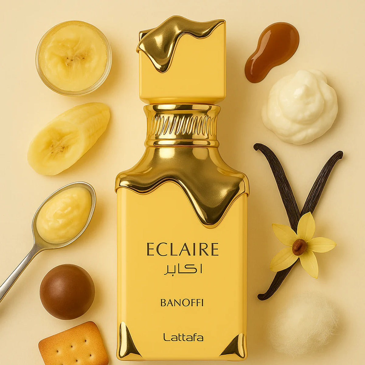 Lattafa Eclaire Banoffi Gourmand Vanilla Caramel Delight EDP - view 4