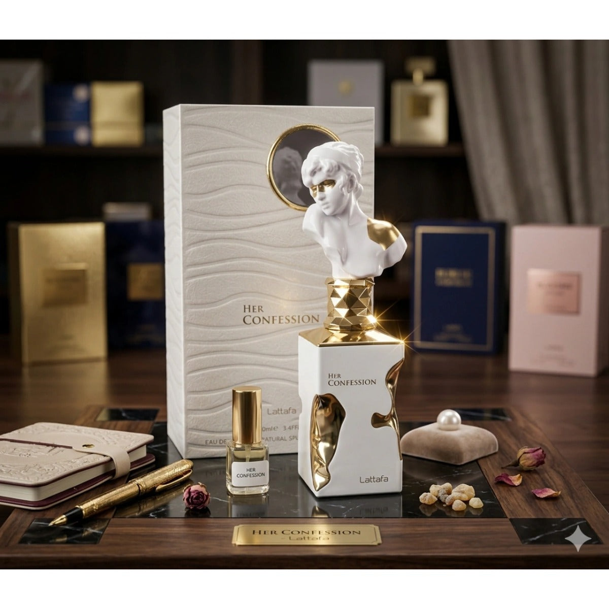 Lattafa Her Confession by Lattafa Perfumes EDP 3.4oz - view 5