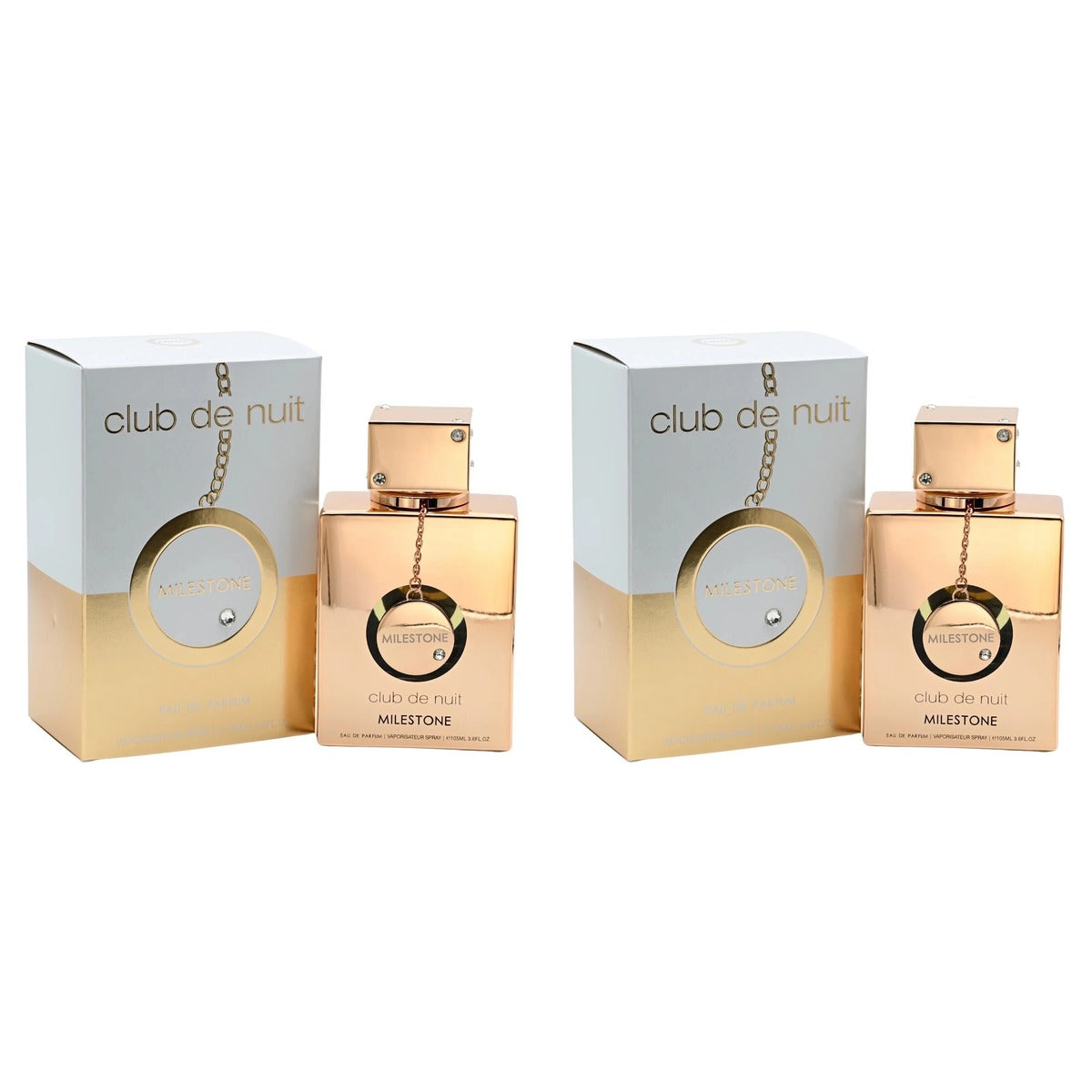 Club De Nuit Milestone by Armaf for EDP 3.6oz - Duo - 2 Bottles (10% OFF)