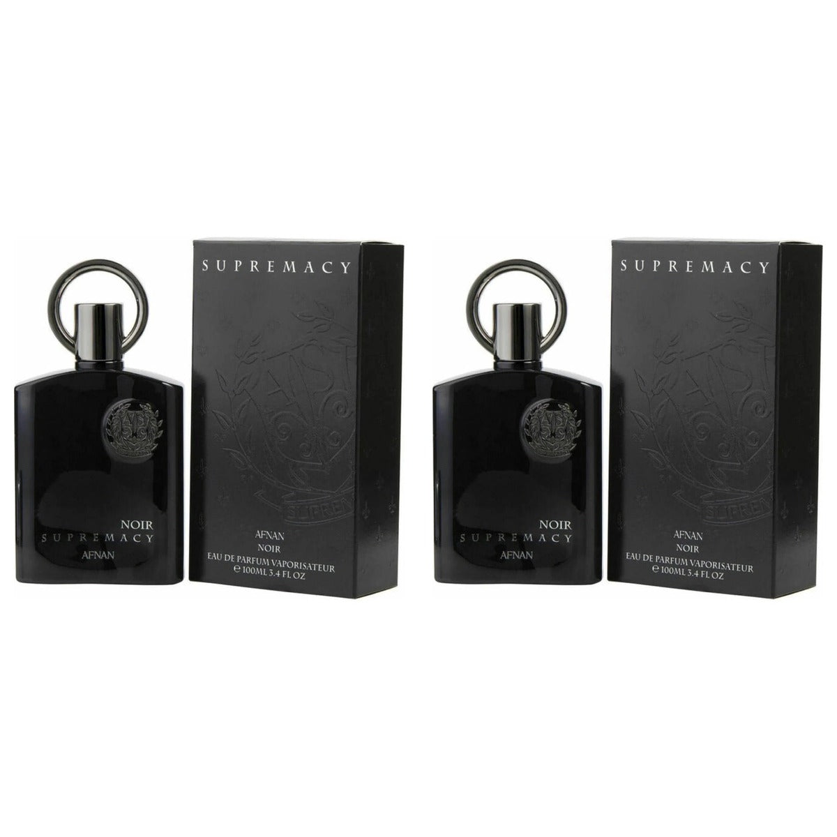 Supremacy Noir by Afnan EDP 3.4oz - Duo - 2 Bottles (10% OFF)