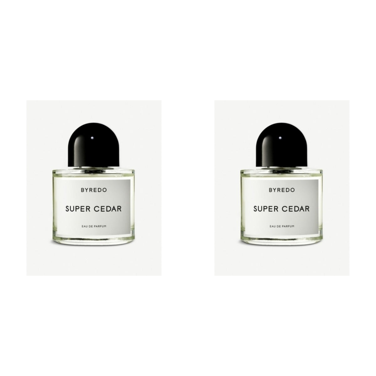 Super Cedar by Byredo For Man fl oz New With Box EDP 100ml - Duo - 2 Bottles (10% OFF)