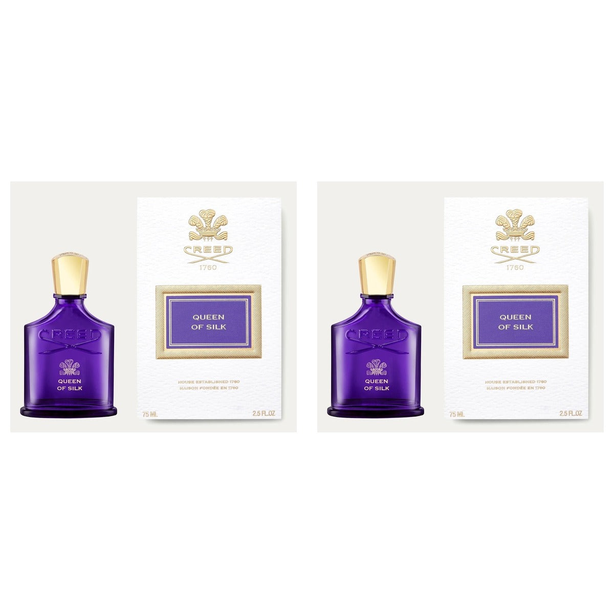 Creed Queen Of Silk EDP Women Original Box New 75ml - Duo - 2 Bottles (10% OFF)