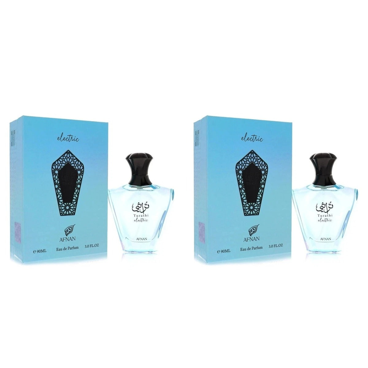 Afnan Turathi Electric by Afnan EDP 3.0oz - Duo - 2 Bottles (10% OFF)