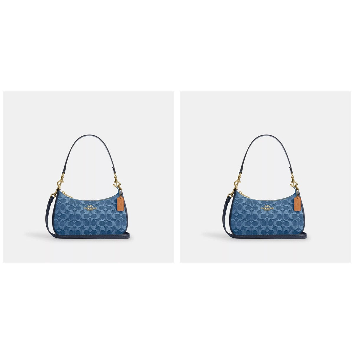 Coach Teri Shoulder Bag Denim Natural - Duo - 2 Pieces (10% OFF)