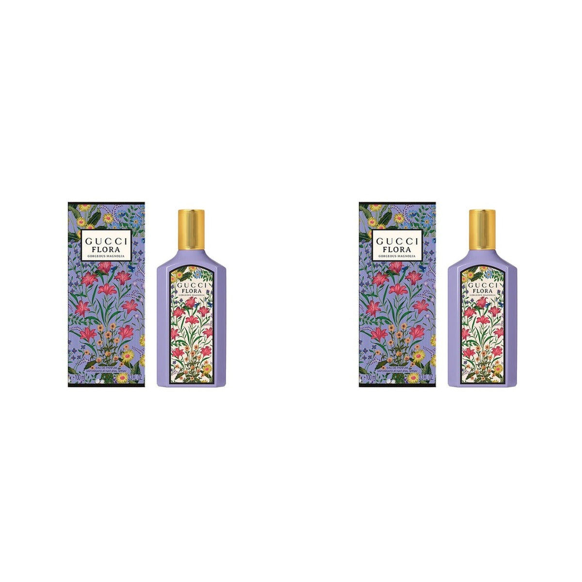 Gucci Flora Gorgeous Mangolia EDP 100ml - Duo - 2 Bottles (10% OFF)