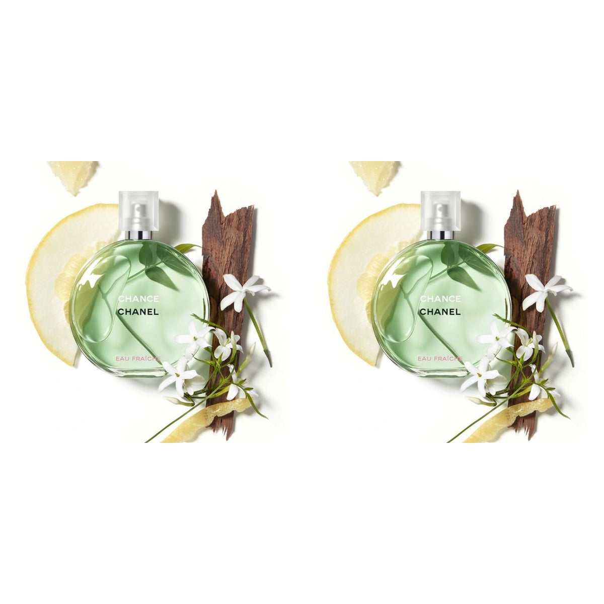 CHANEL Chance Eau Fraîche Regular Size EDP 3.4oz - Duo - 2 Bottles (10% OFF)
