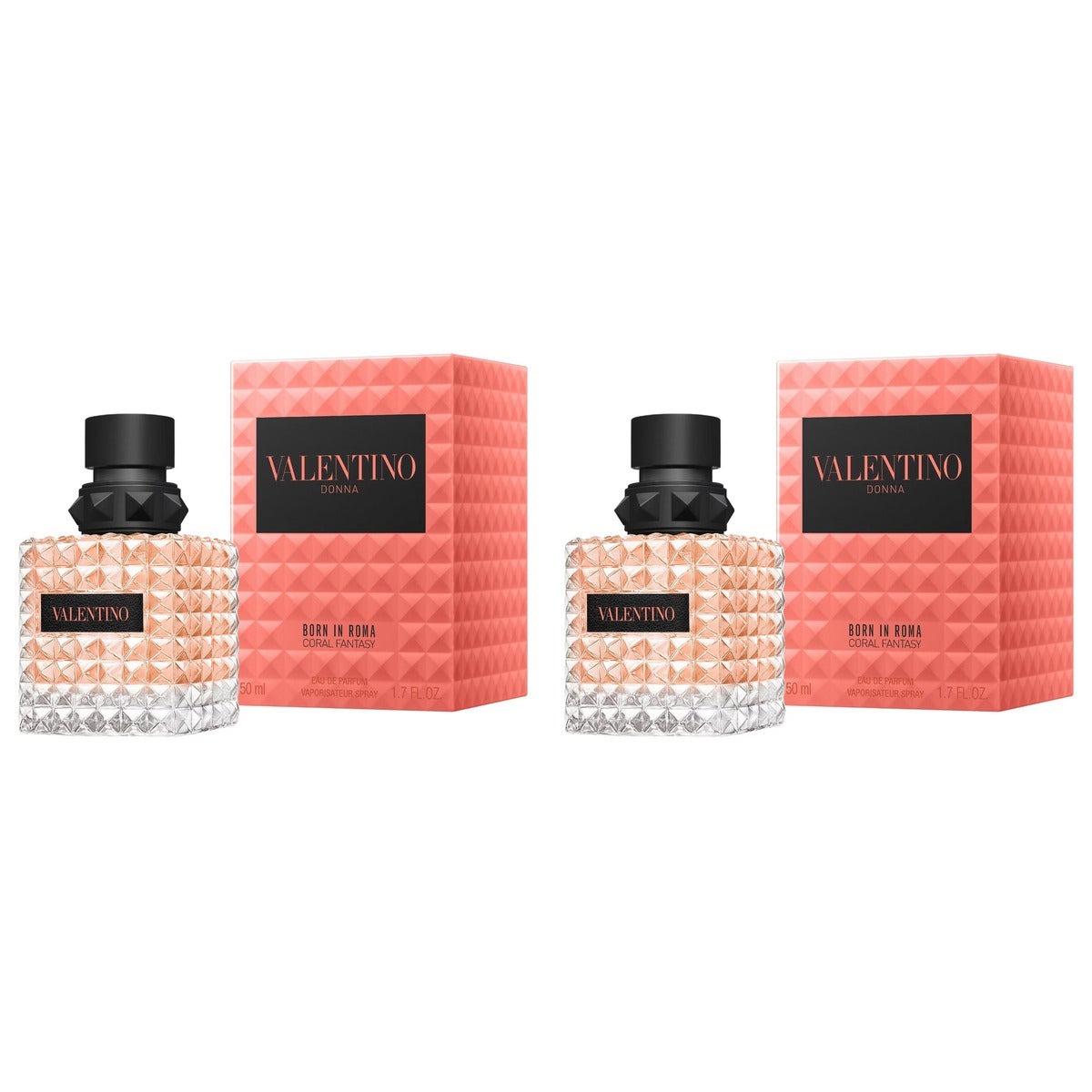 Valentino Donna Born In Roma Coral Fantasy EDP 100ml - Duo - 2 Bottles (10% OFF)