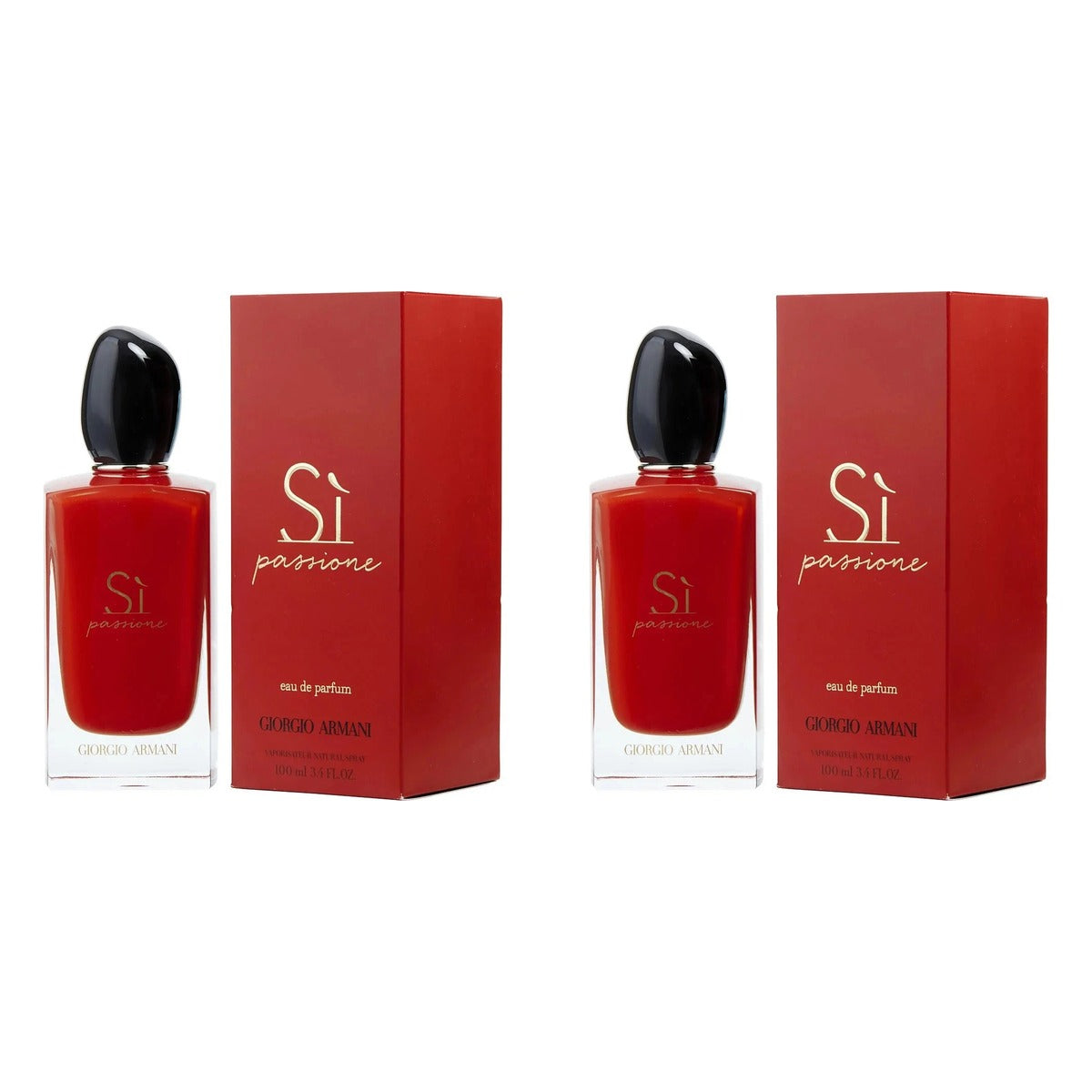 Armani Si Passione by Giorgio Armani EDP 3.4oz - Duo - 2 Bottles (10% OFF)