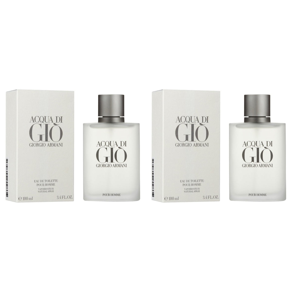 Giorgîo Armanî Acqua Di Gio EDT 3.4oz - Duo - 2 Bottles (10% OFF)