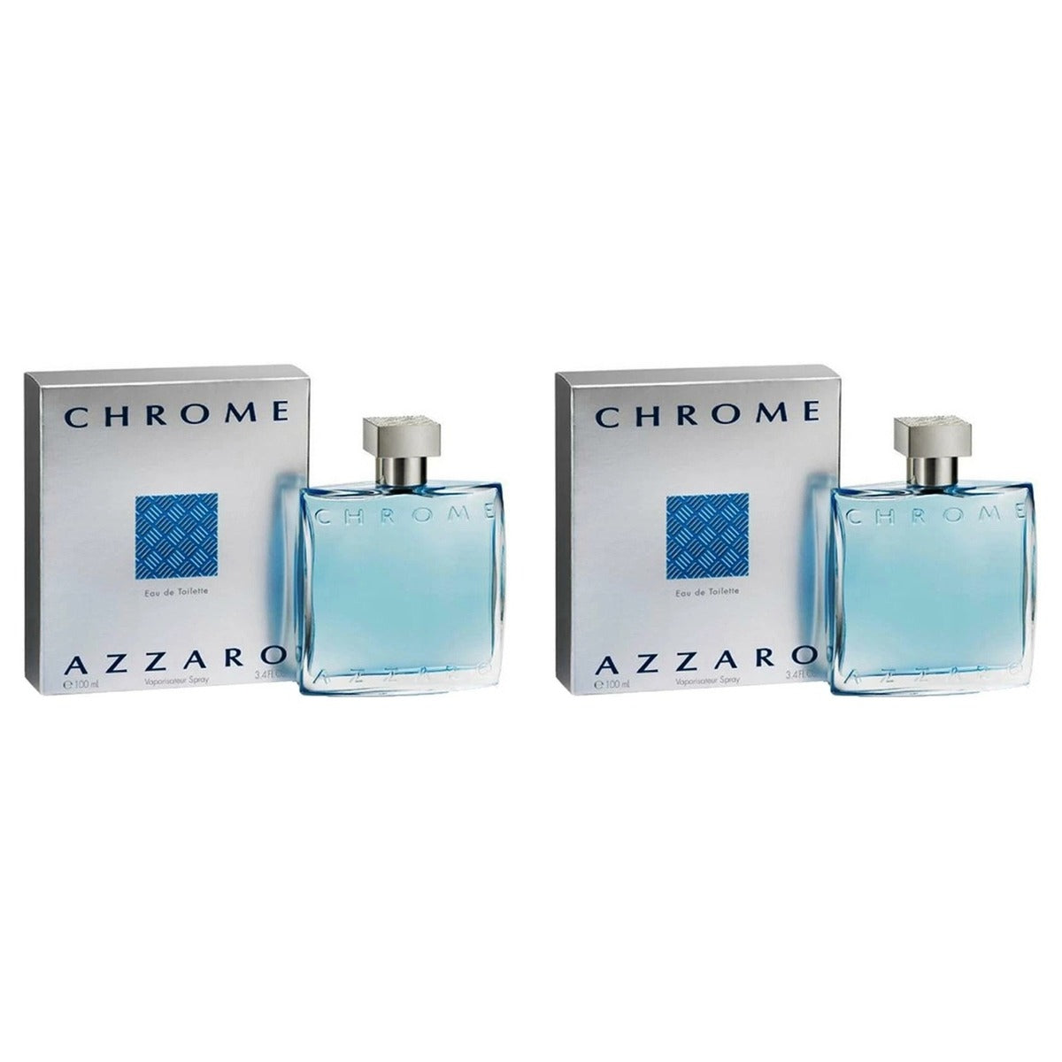 Chrome Azzaro By Azzaro EDT 100ml - Duo - 2 Bottles (10% OFF)