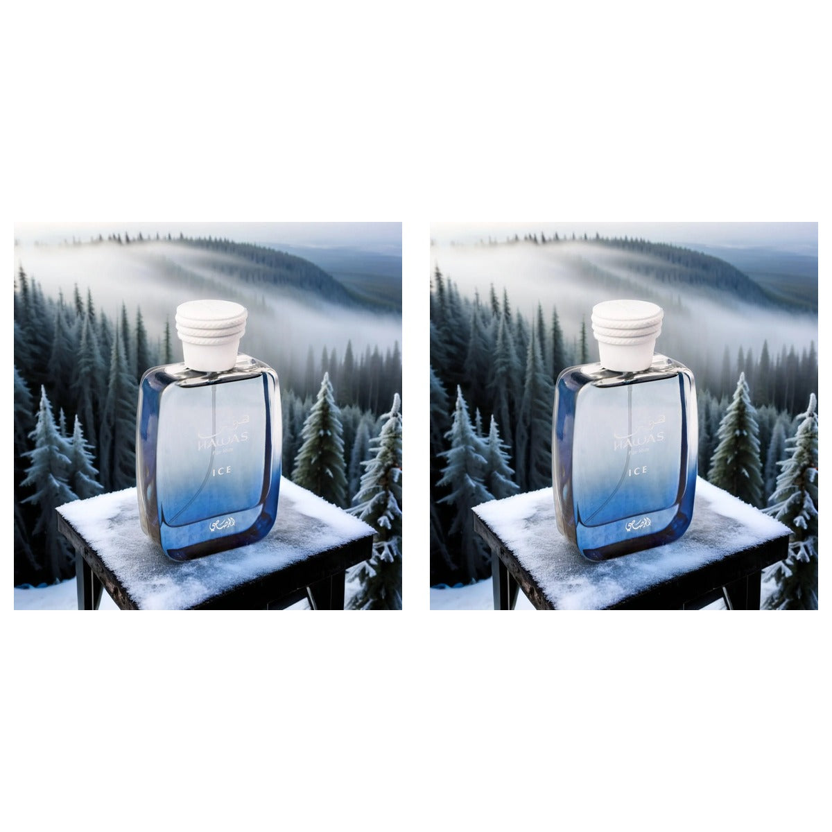 Rasasi Hawas Ice EDP 100ml - Duo - 2 Bottles (10% OFF)
