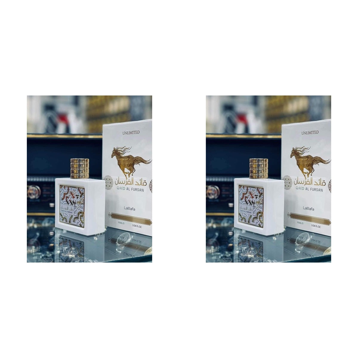 Qaed Al Fursan Unlimited by Lattafa for EDP 3.04oz - Duo - 2 Bottles (10% OFF)