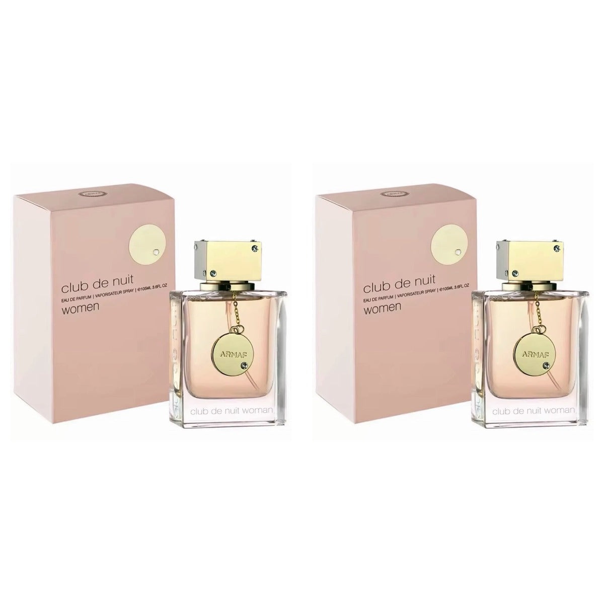 Armaf Club de Nuit Regular Size EDP 3.6oz - Duo - 2 Bottles (10% OFF)