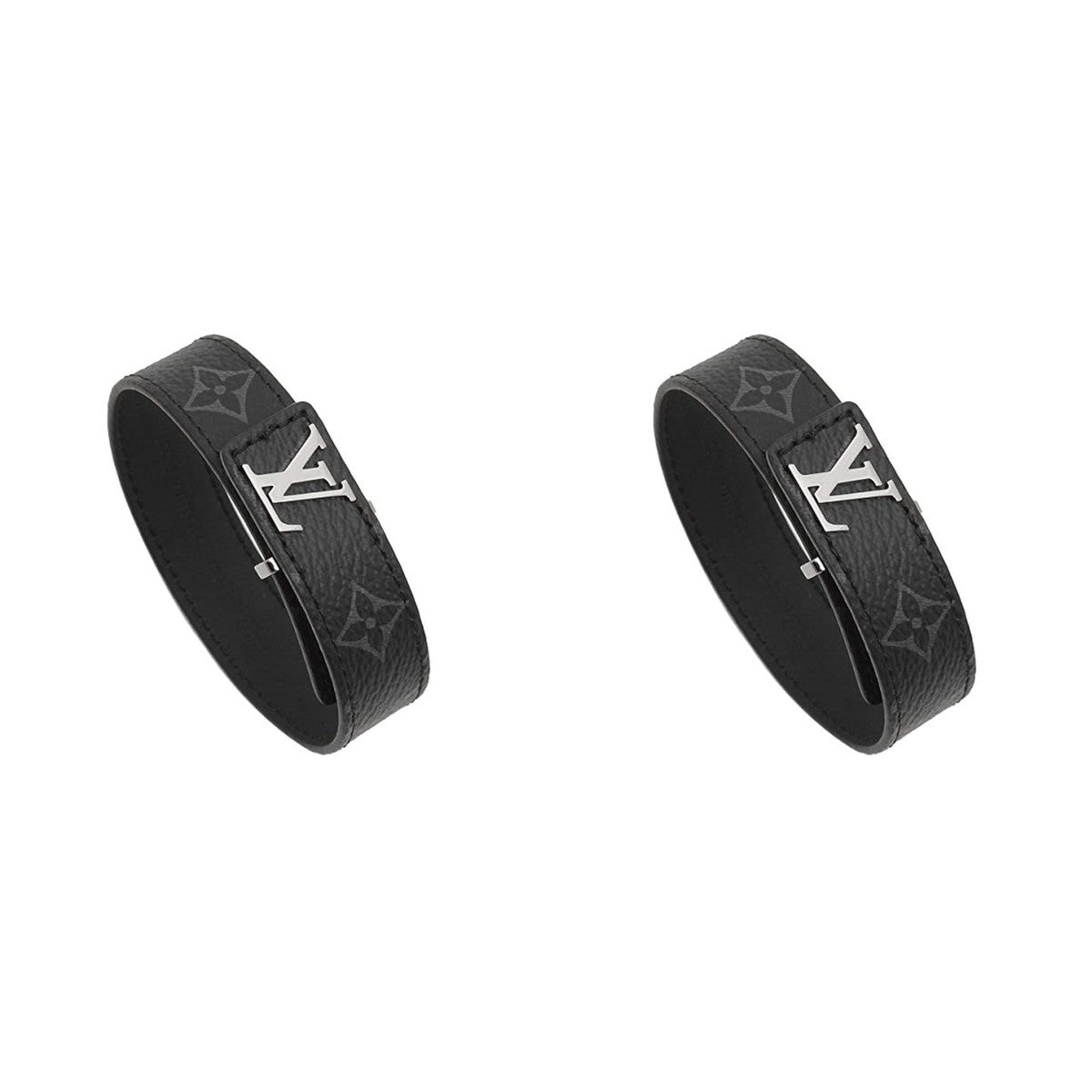 Louis Vuitton Slim Bracelet Monogram Eclipse - Duo - 2 Pieces (10% OFF)