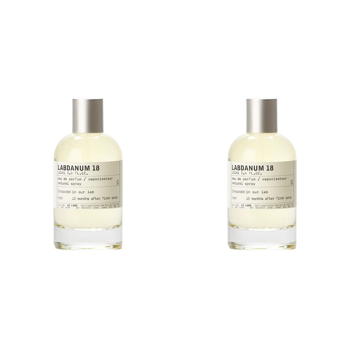 LABDANUM 18 by Le Labo ( ) EDP 100ml - Duo - 2 Bottles (10% OFF)