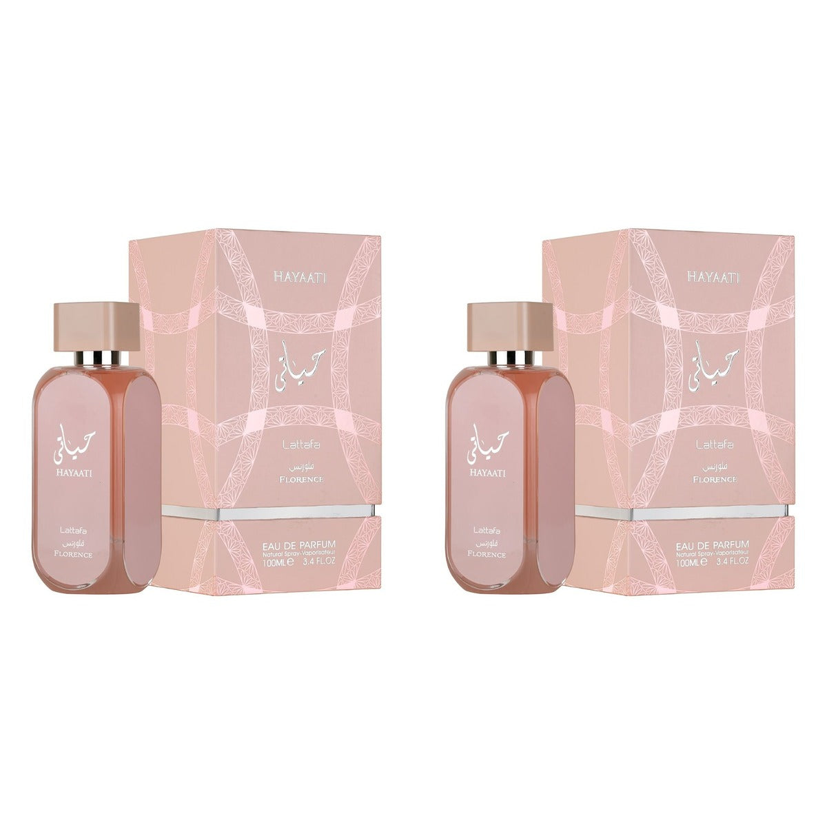 Hayaati Florence Lattafa EDP 100ml - Duo - 2 Bottles (10% OFF)