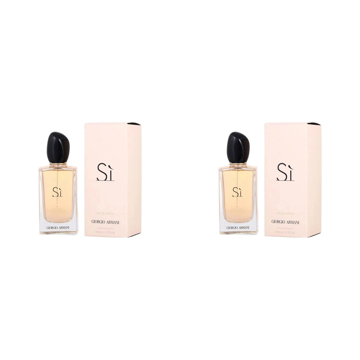 Giorgio Armani Si Eua De Parfume Parfum 100ml - Duo - 2 Bottles (10% OFF)
