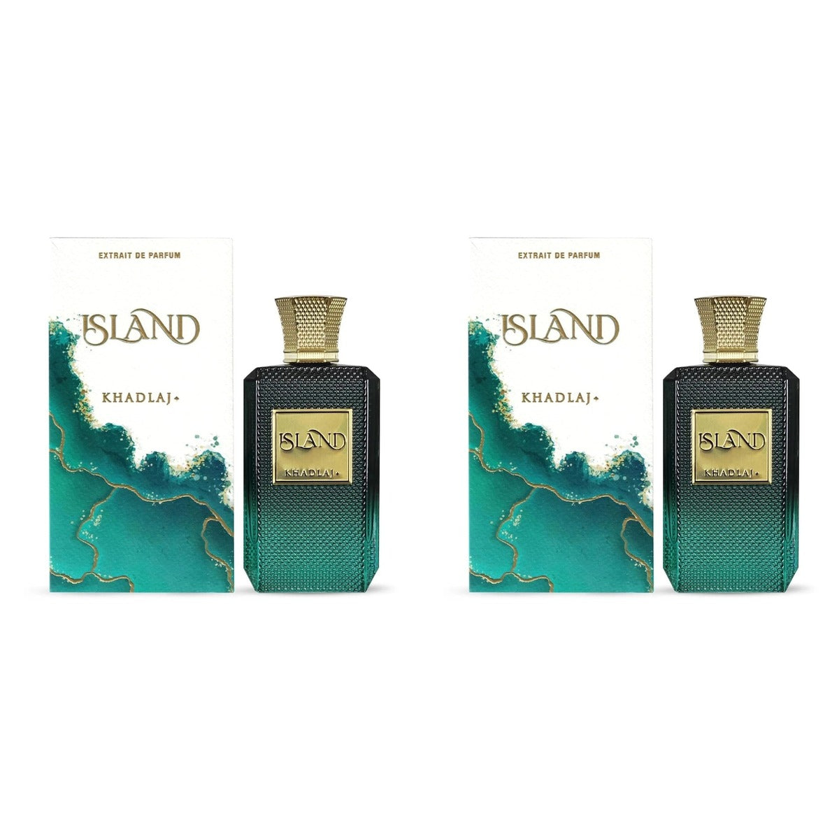 Khadlaj Island for Extrait de Parfum 100ml - Duo - 2 Bottles (10% OFF)