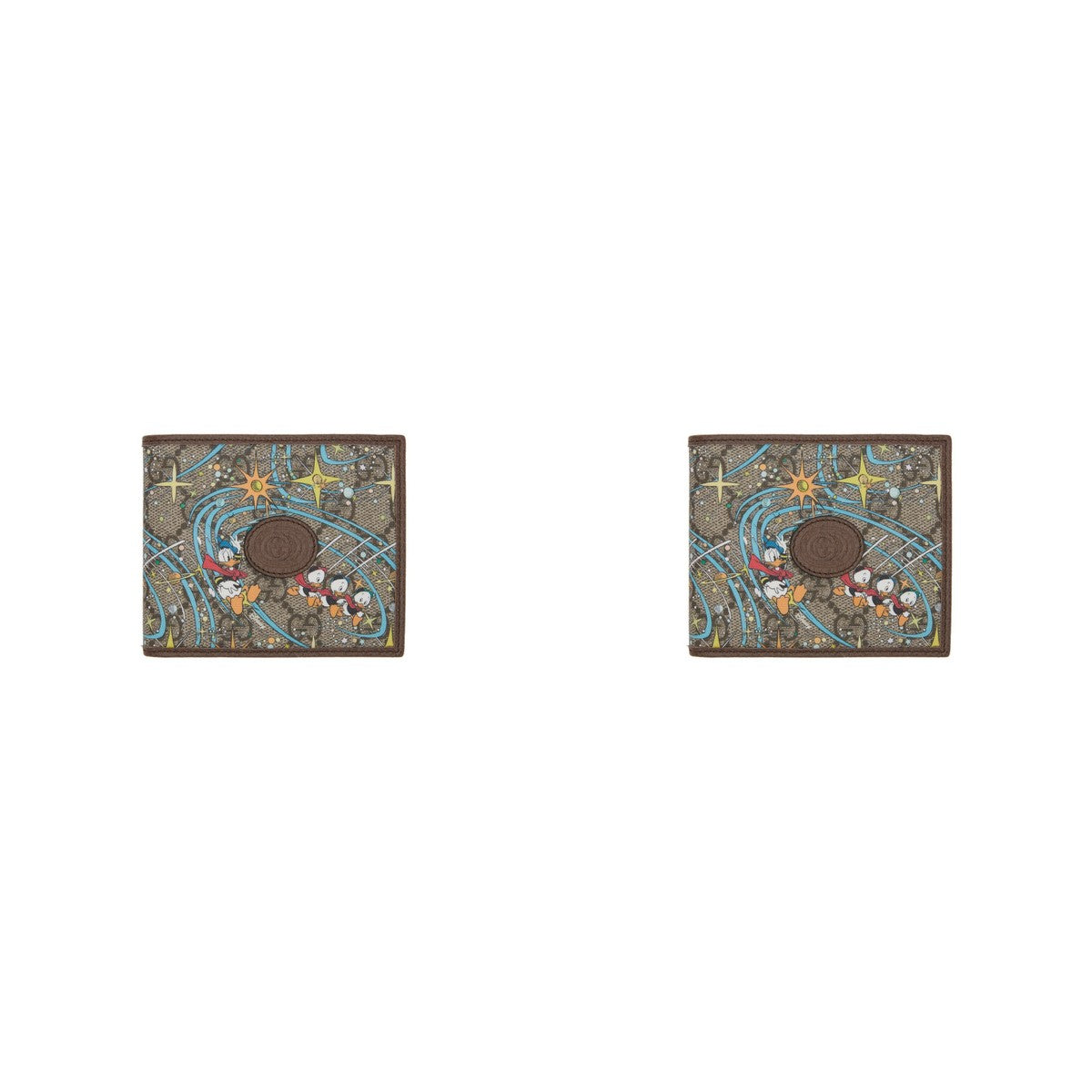 Gucci GG Supreme Donald Duck Folding Wallet - Duo - 2 Pieces (10% OFF)