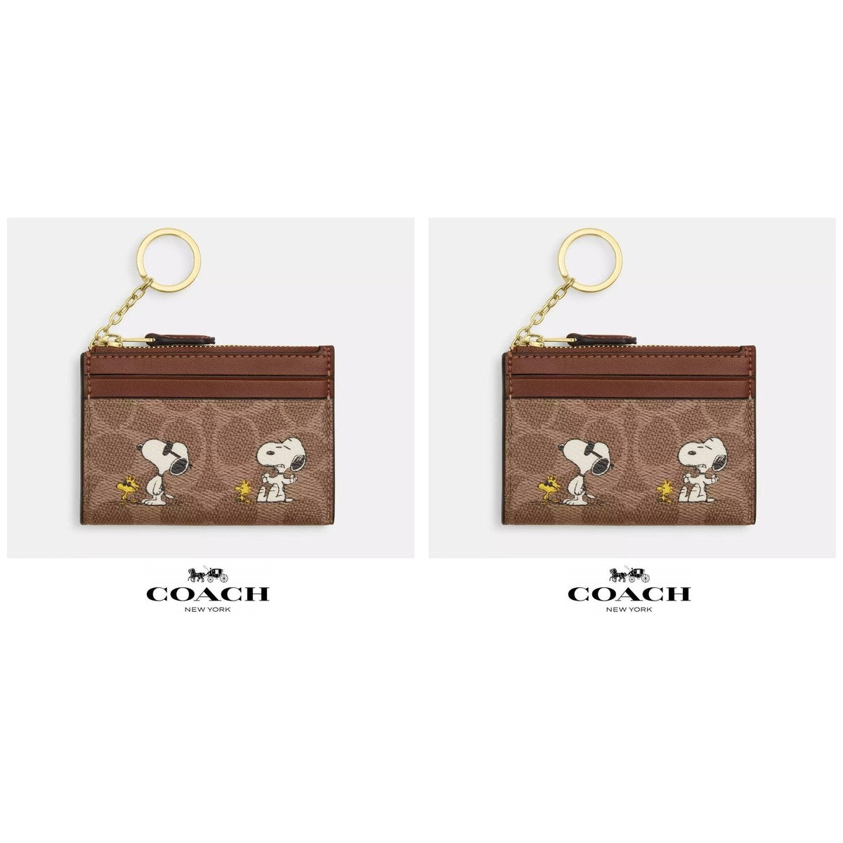 Coach X Peanuts Mini Skinny ID Case Snoopy - Duo - 2 Pieces (10% OFF)