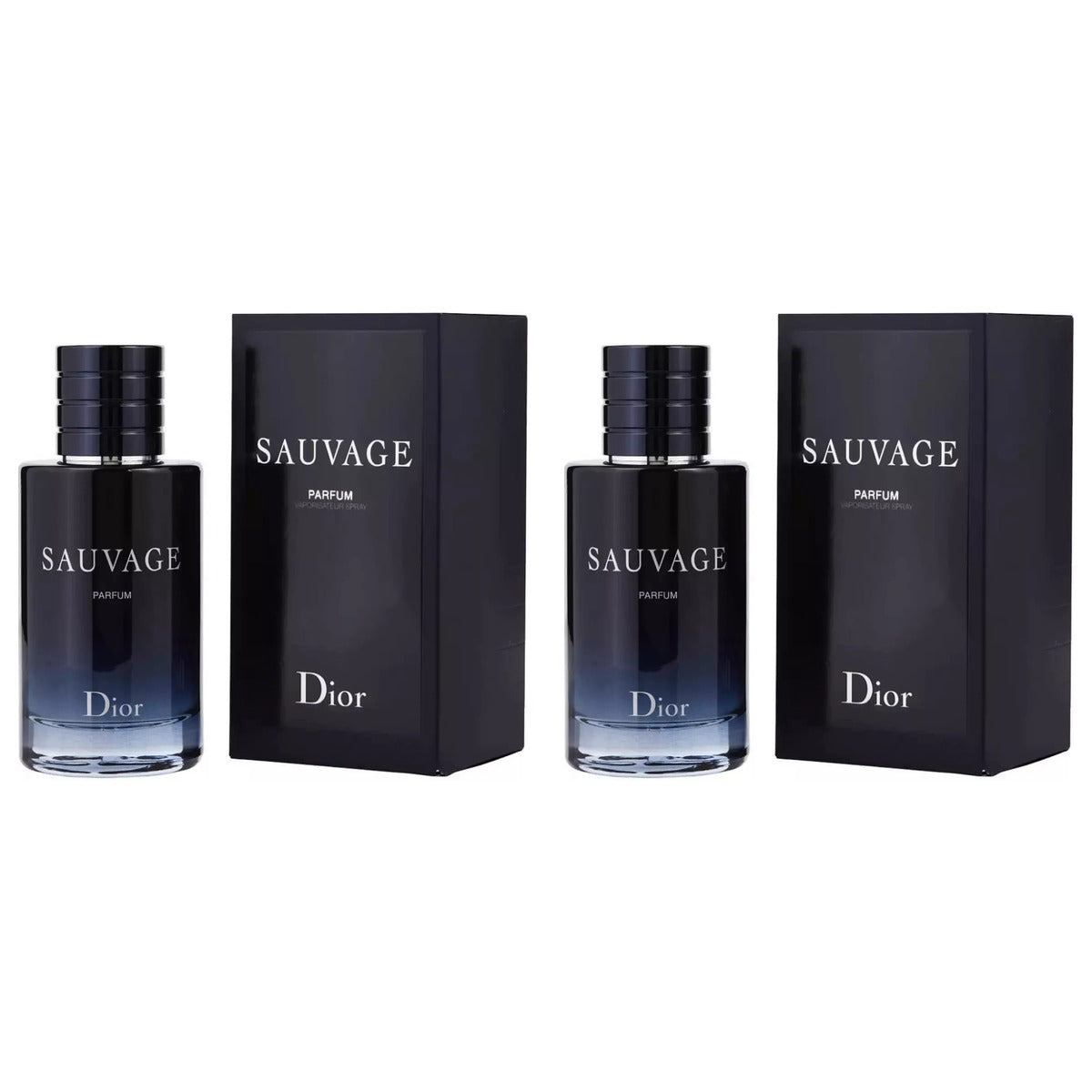Sauvage Parfum by Christian Dior for man 3.4oz - Duo - 2 Bottles (10% OFF)