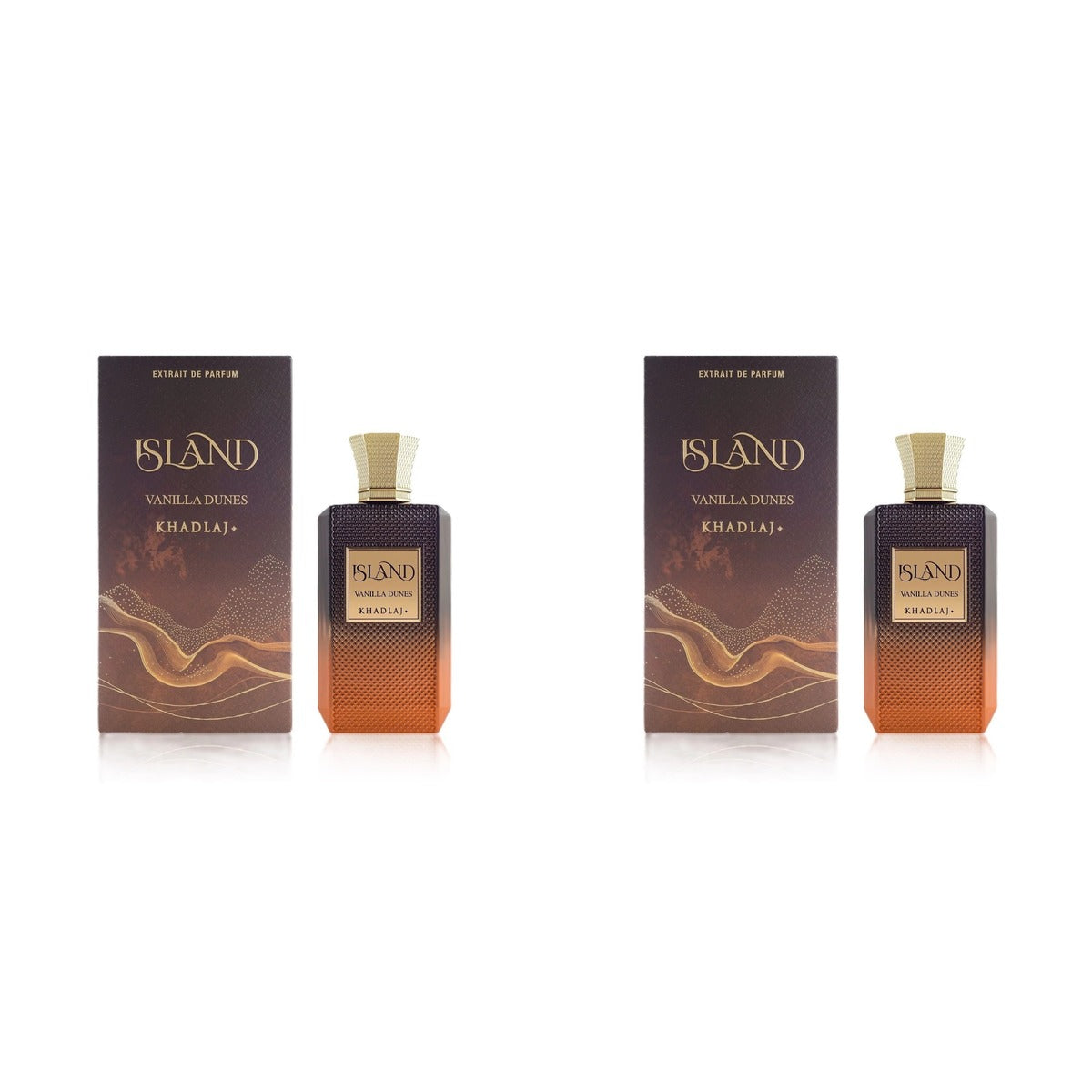 Khadlaj Island Vanilla Dunes Extrait de Parfum 3.4oz - Duo - 2 Bottles (10% OFF)