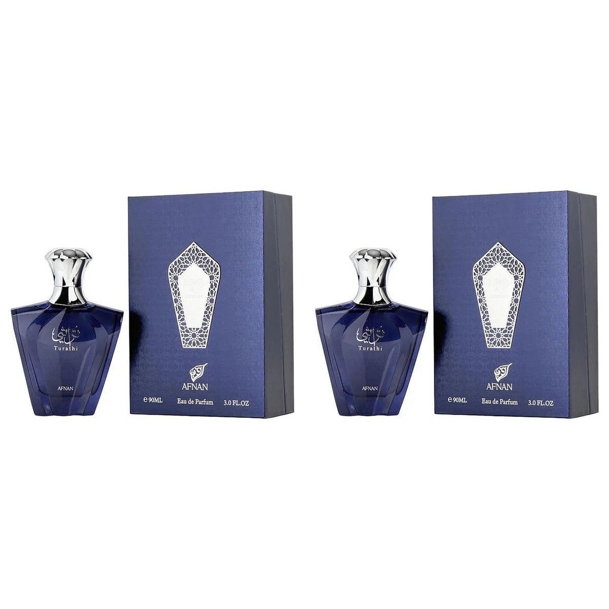 Turathi Blue by Afnan EDP 3oz - Duo - 2 Bottles (10% OFF)