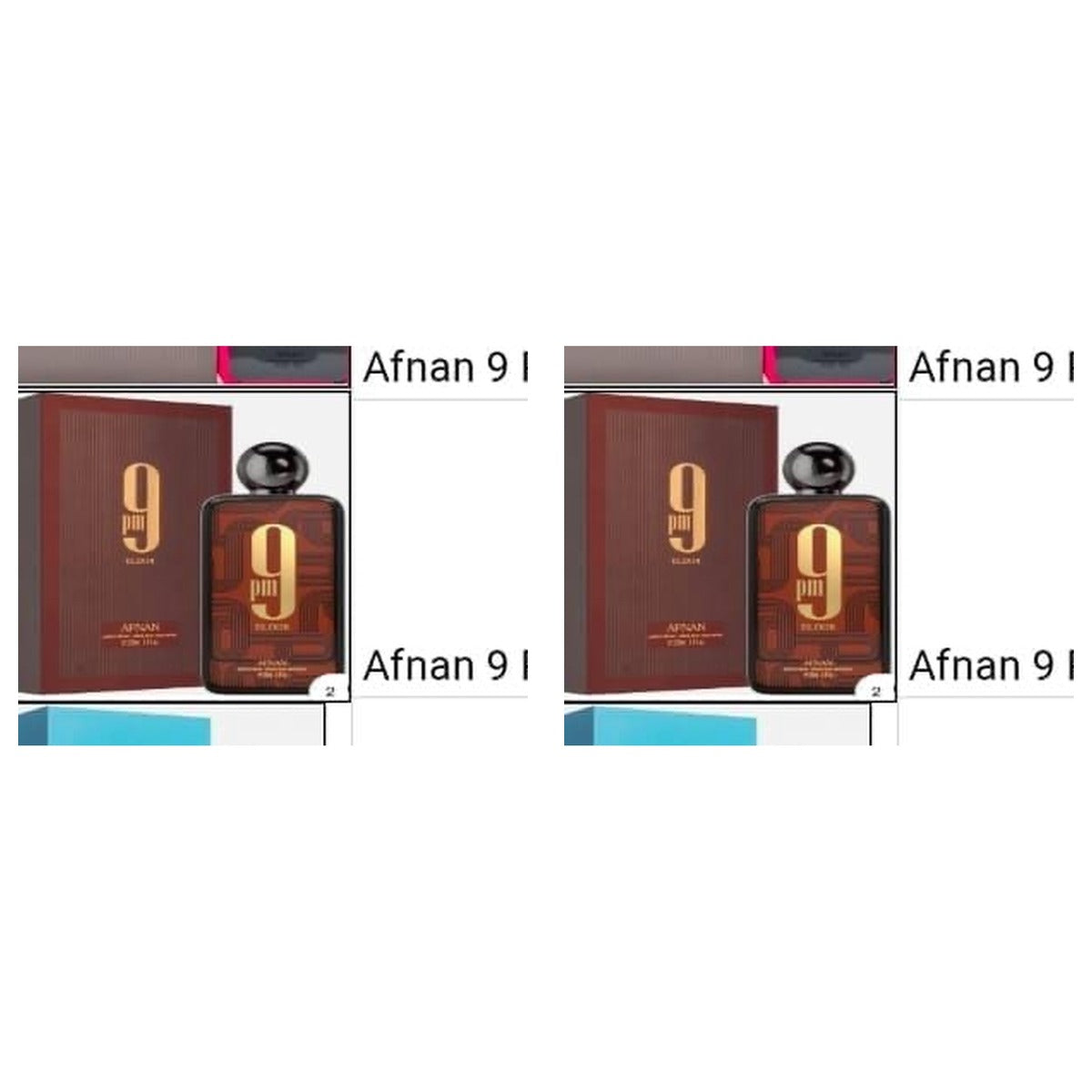 Afnan 9PM Elixir Extrait de Parfum 100ml - Duo - 2 Bottles (10% OFF)